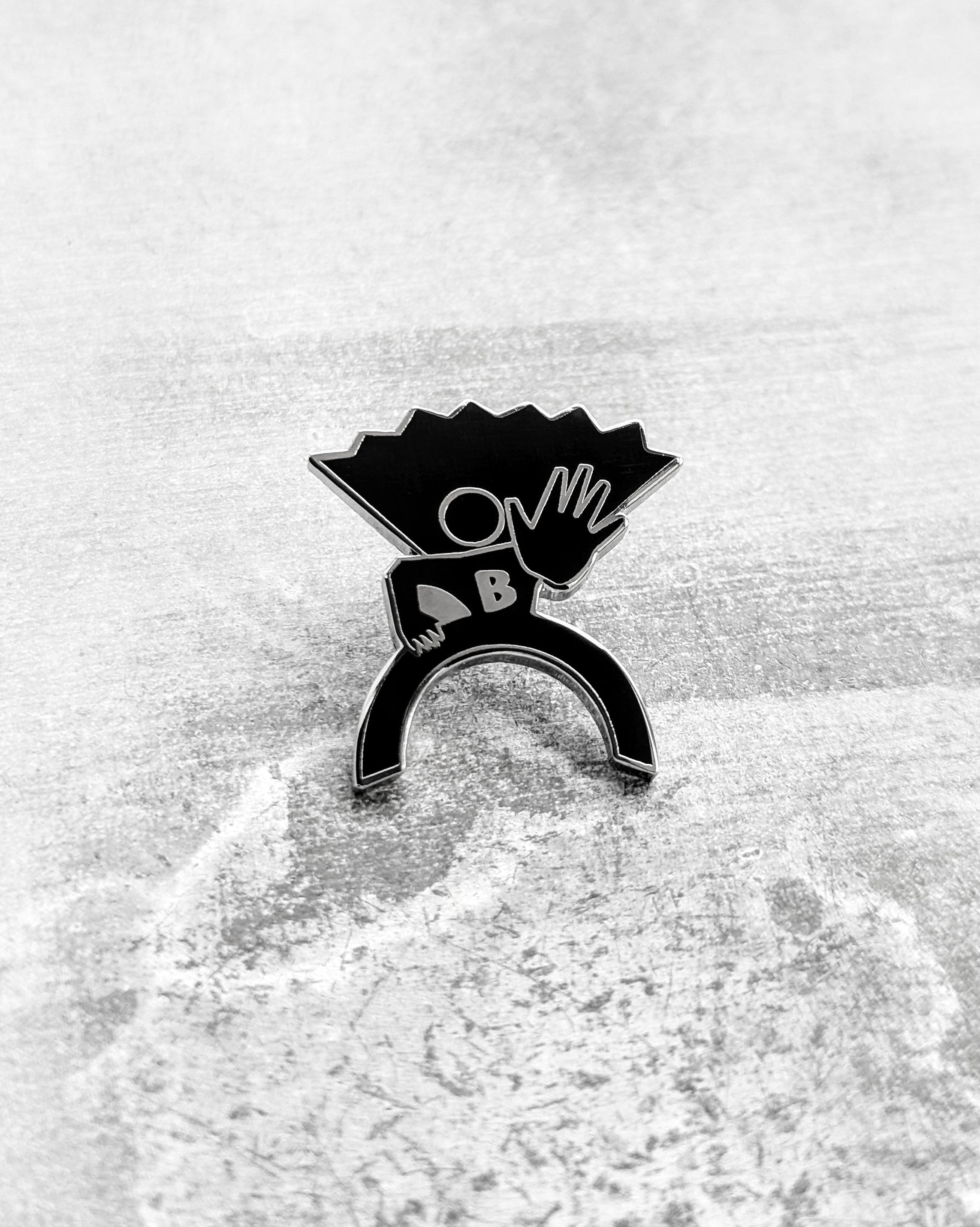 Back the Blank Up Pin