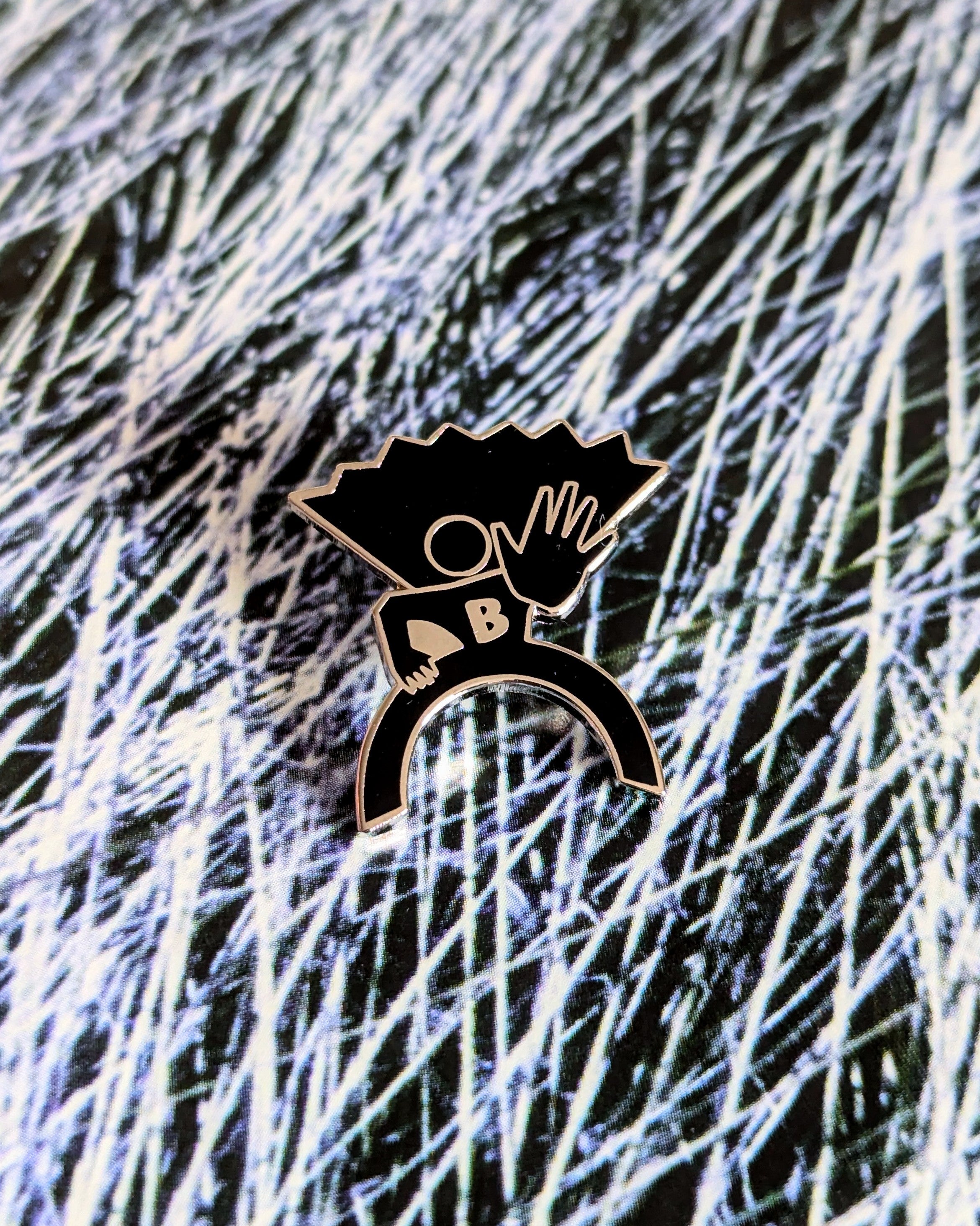 Back the Blank Up Pin