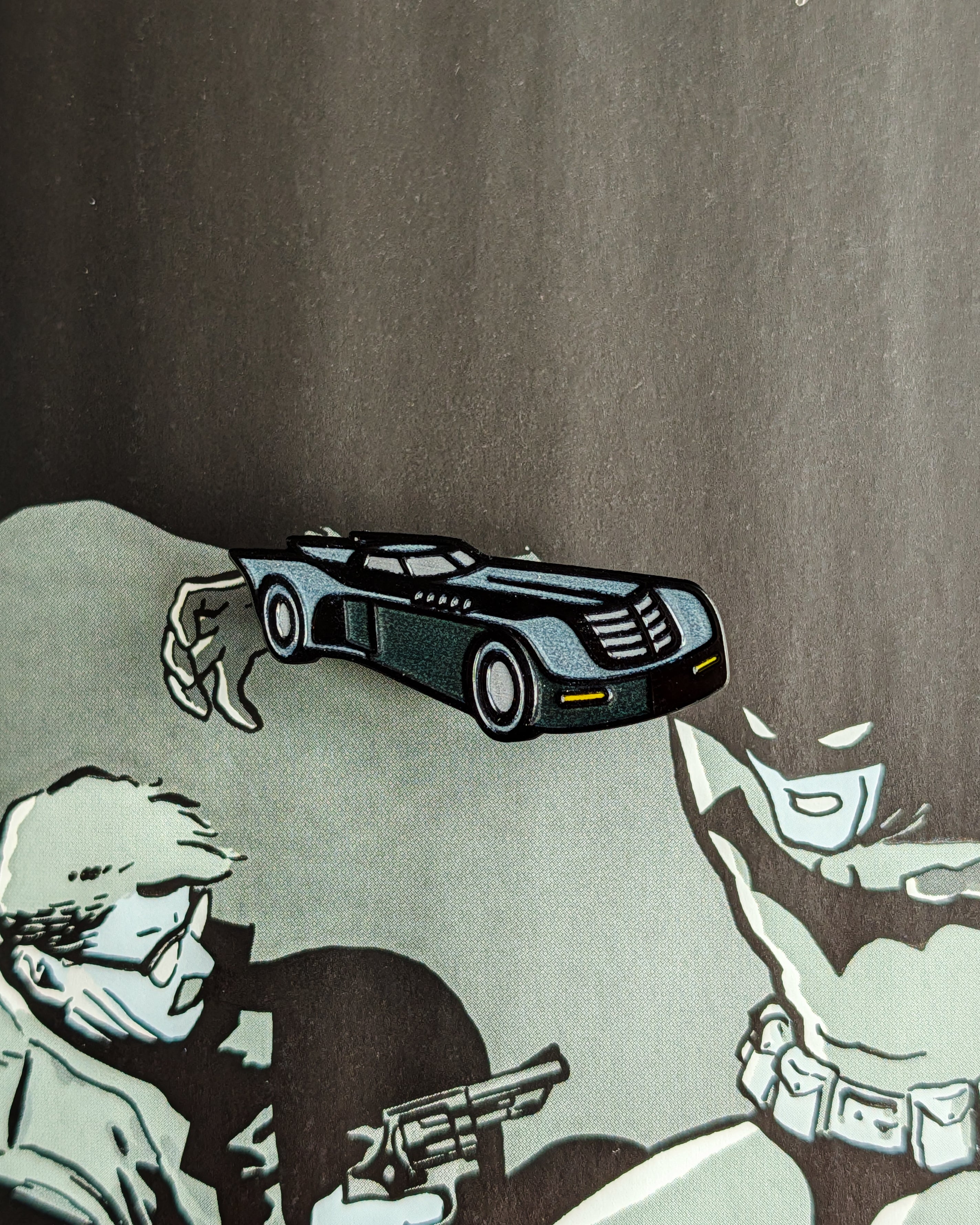 Dark Deco Cruiser Pin