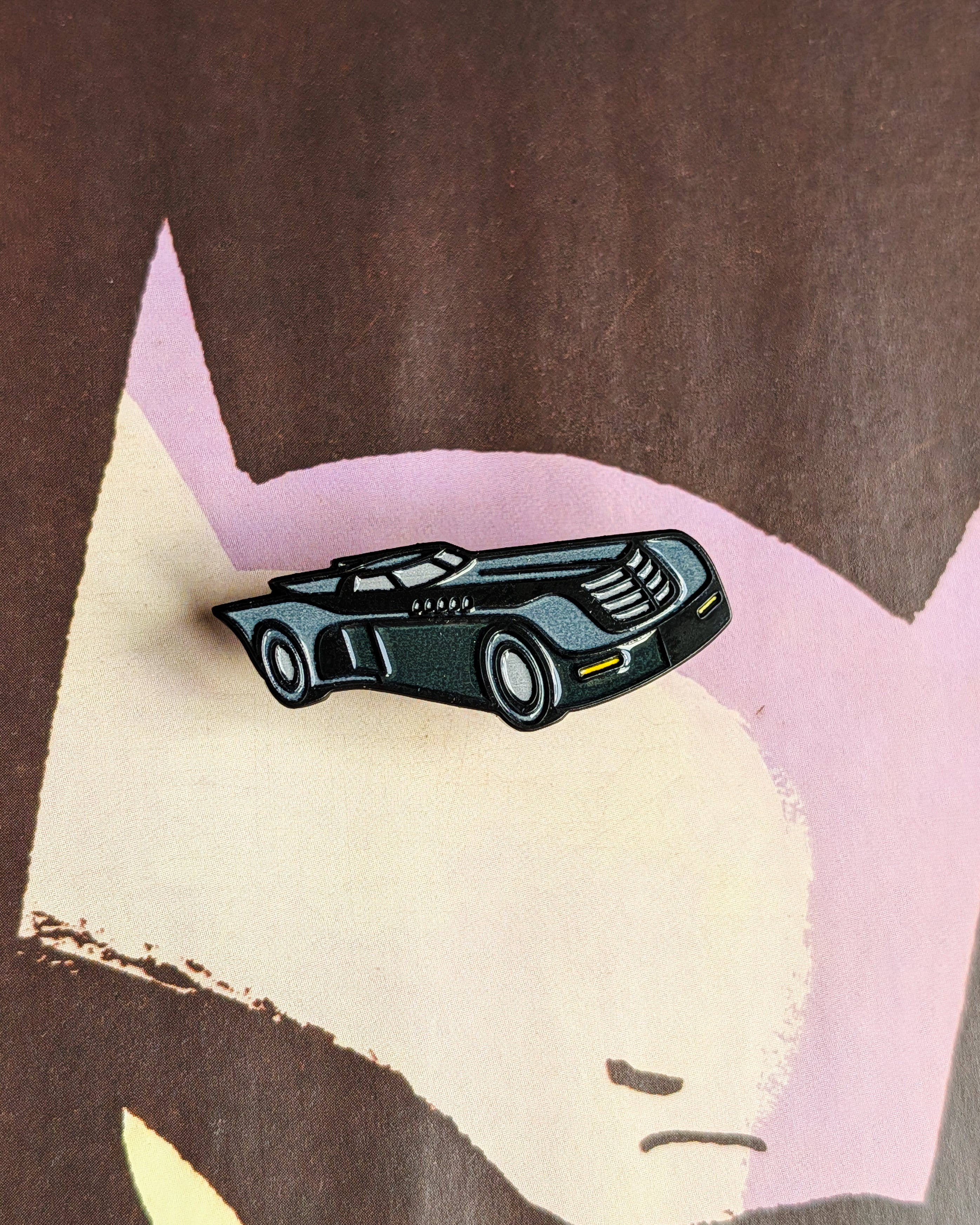 Dark Deco Cruiser Pin