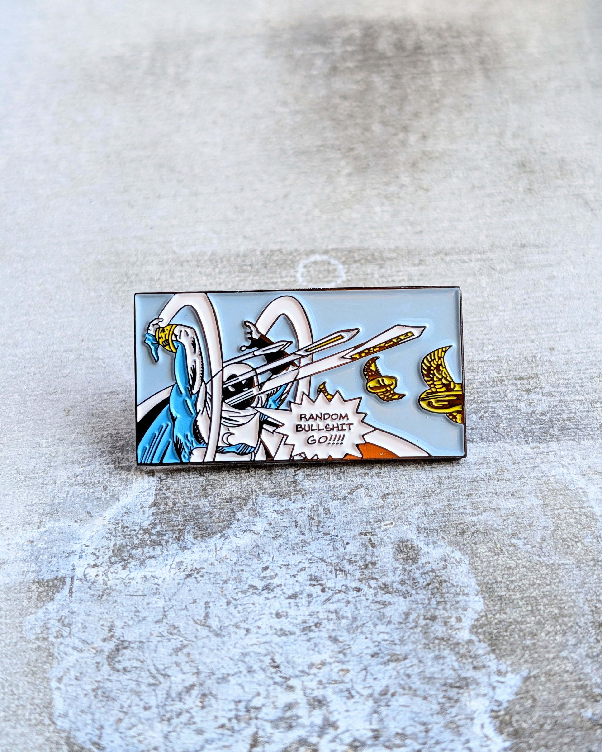 Meme Knight Pin