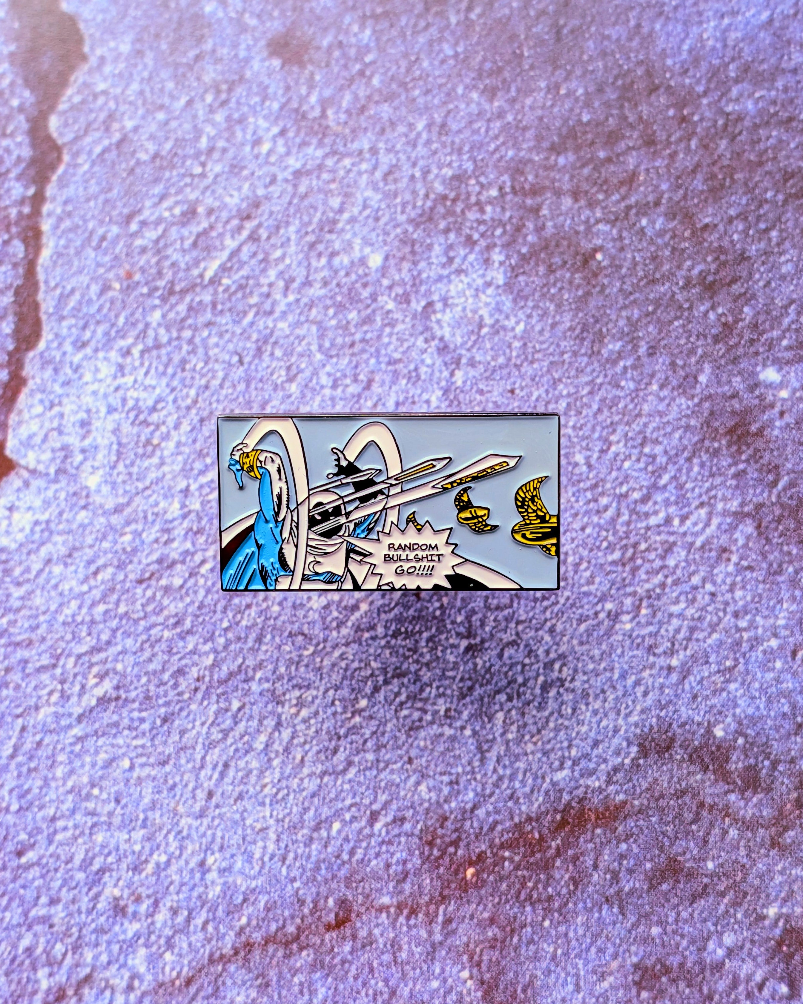 Meme Knight Pin