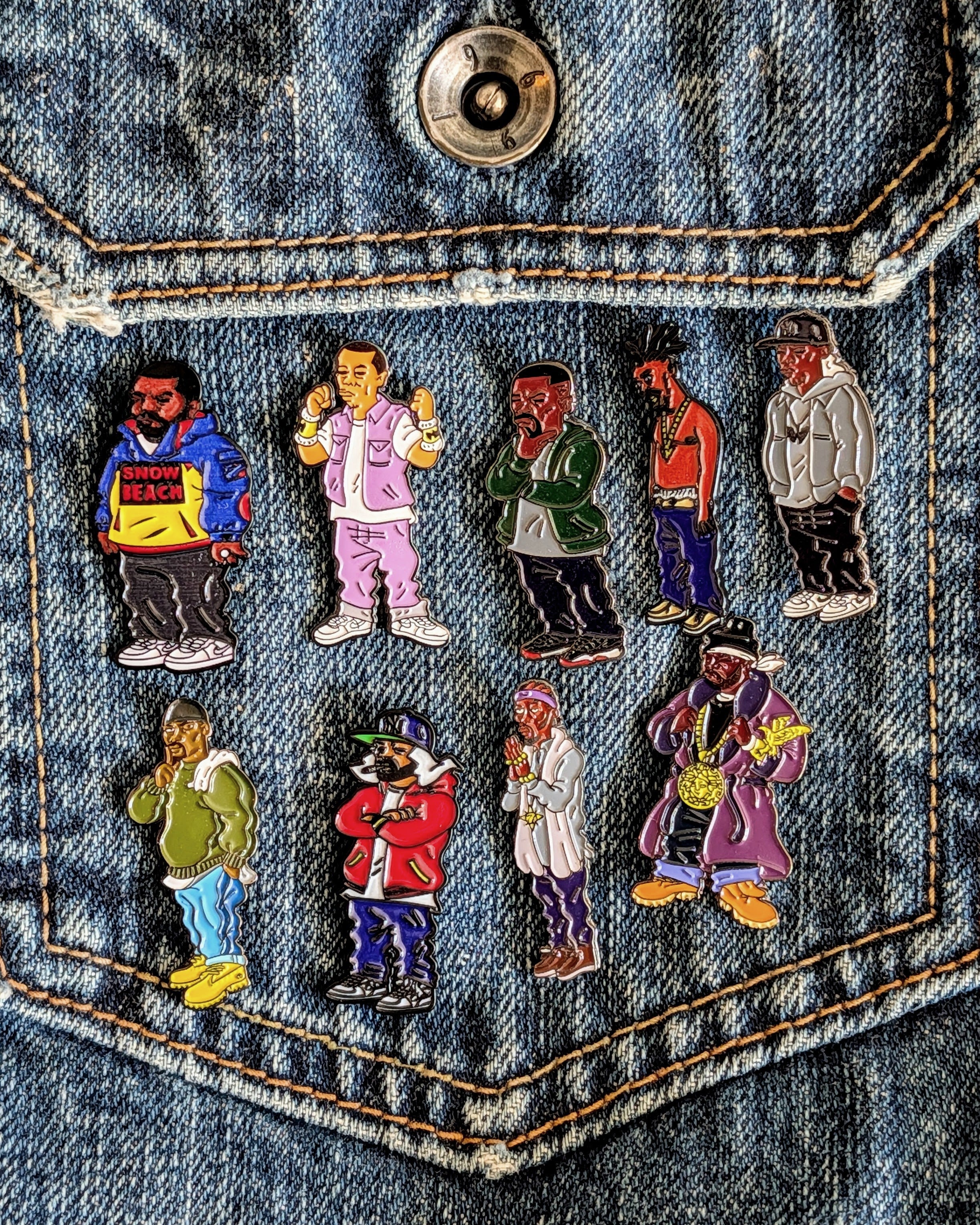 The Swarm by Bernard Rollins Pin Set