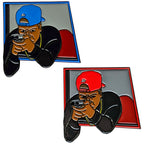 Run Ricky Run Pin