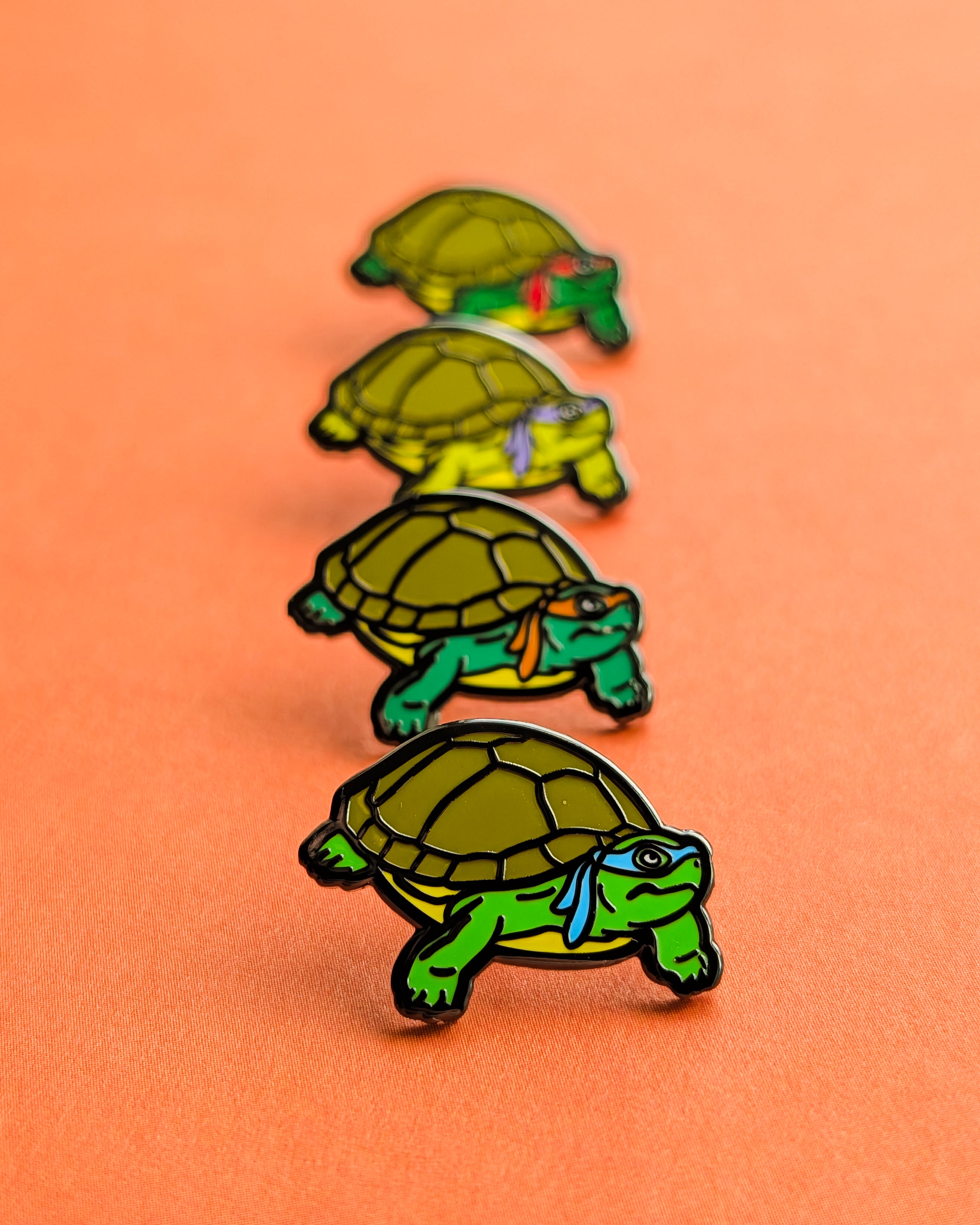 Turtle Power Pin Set
