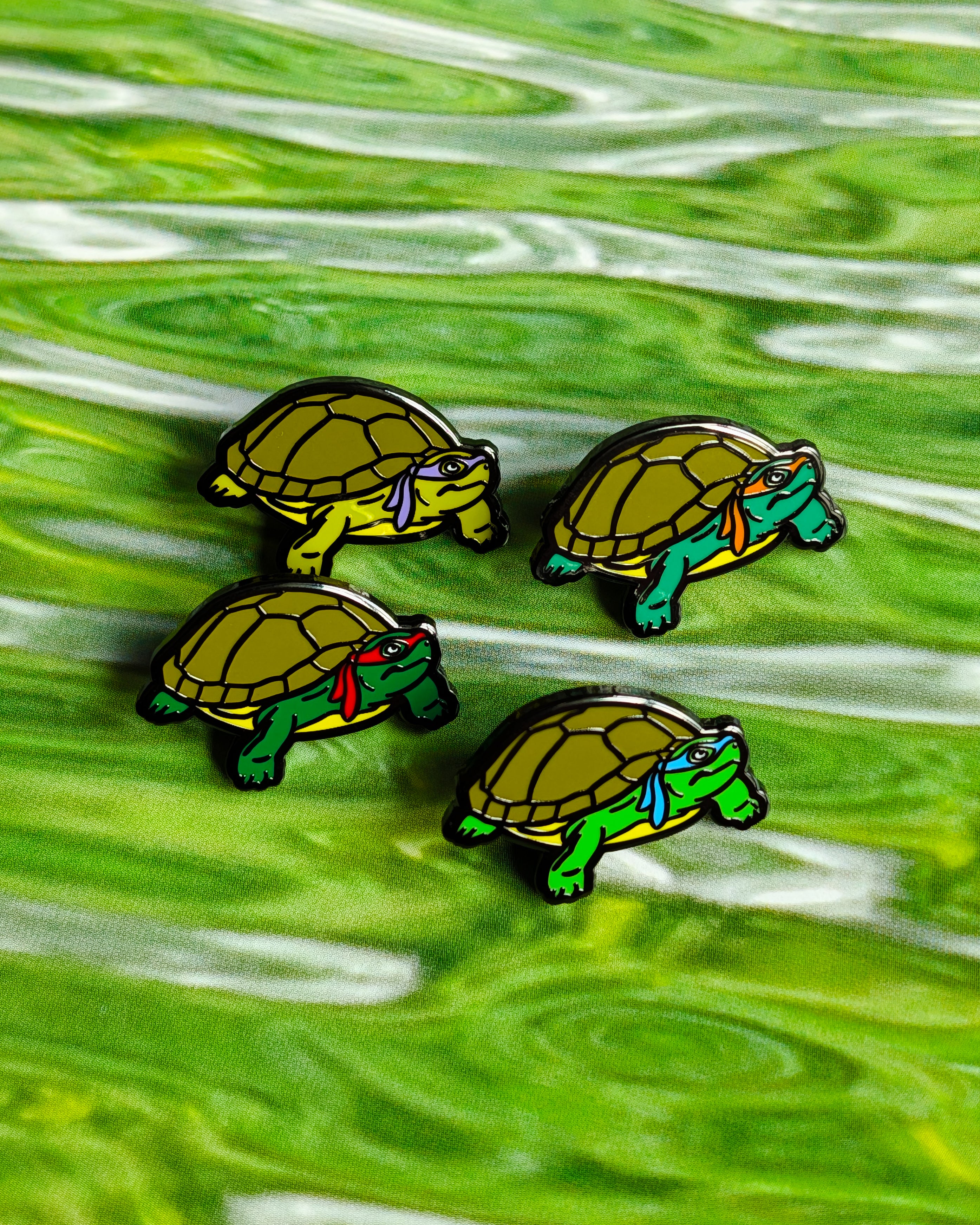 Turtle Power Pin Set