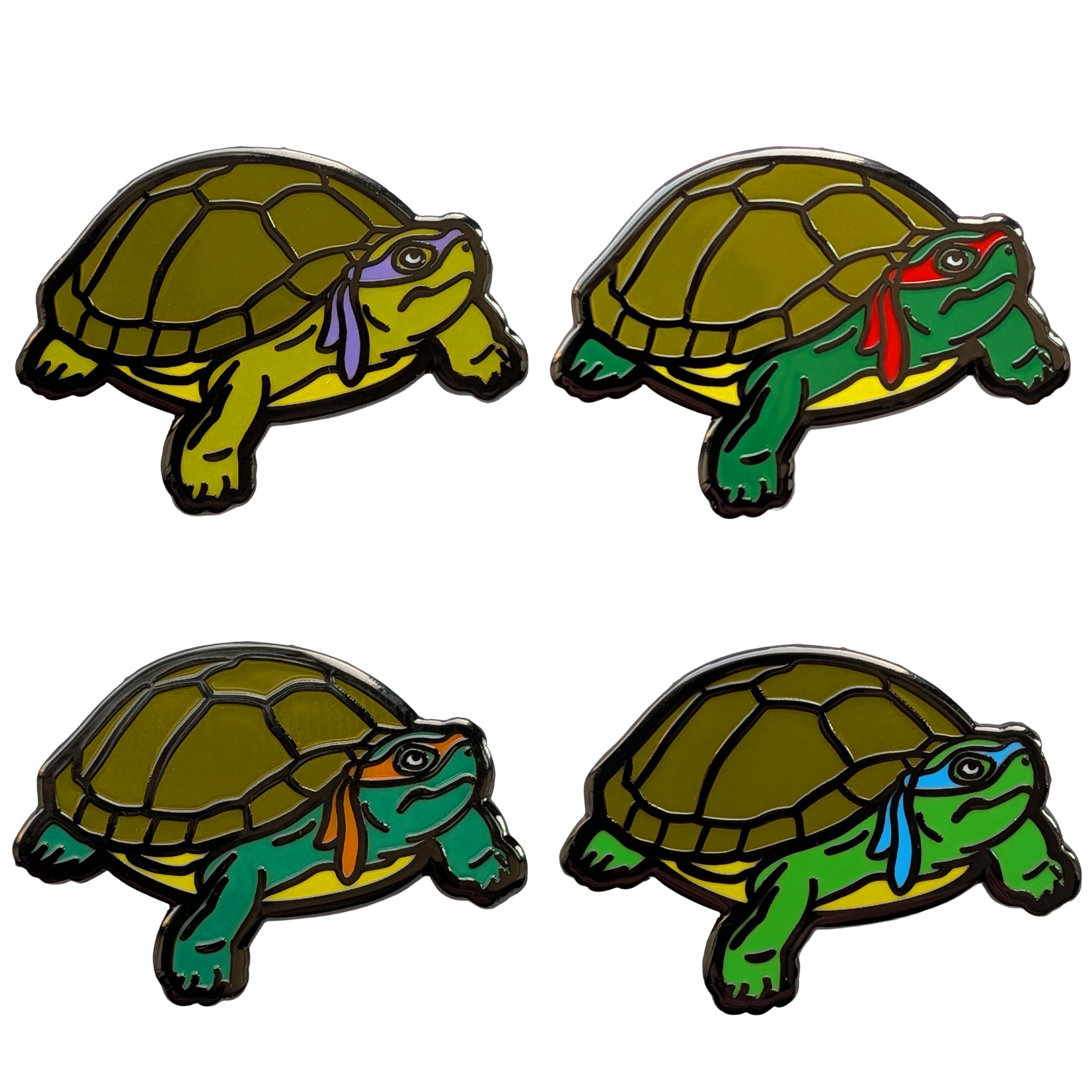 Turtle Power Pin Set