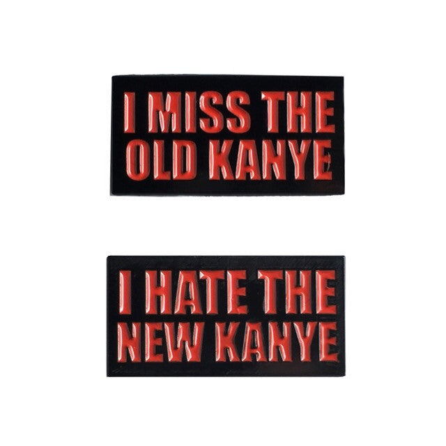 Old Kanye and New Kanye: both pins included in The Ye Collection