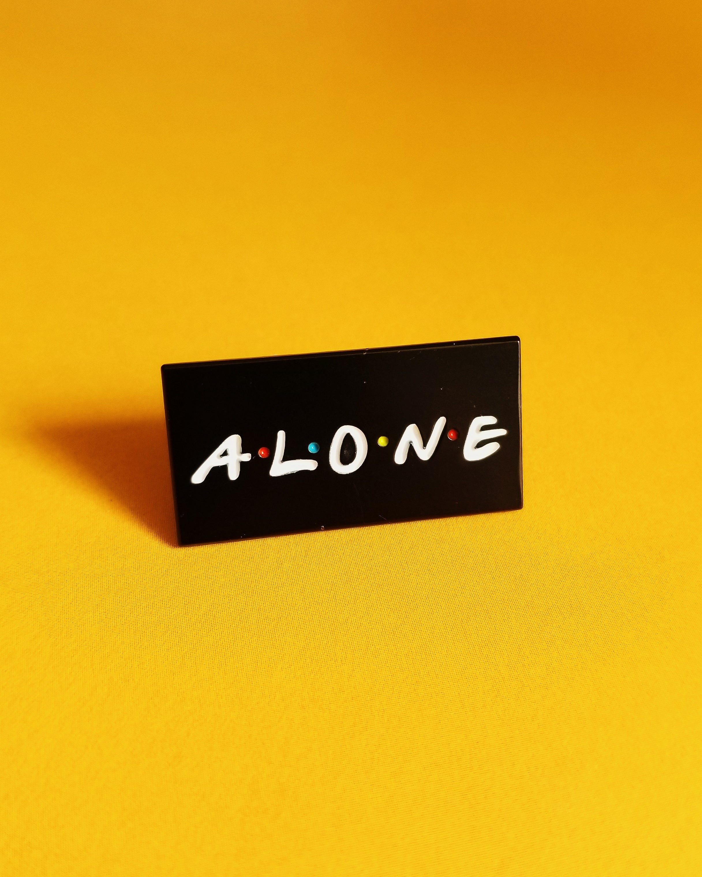 Alone by Fake Handshake Pin
