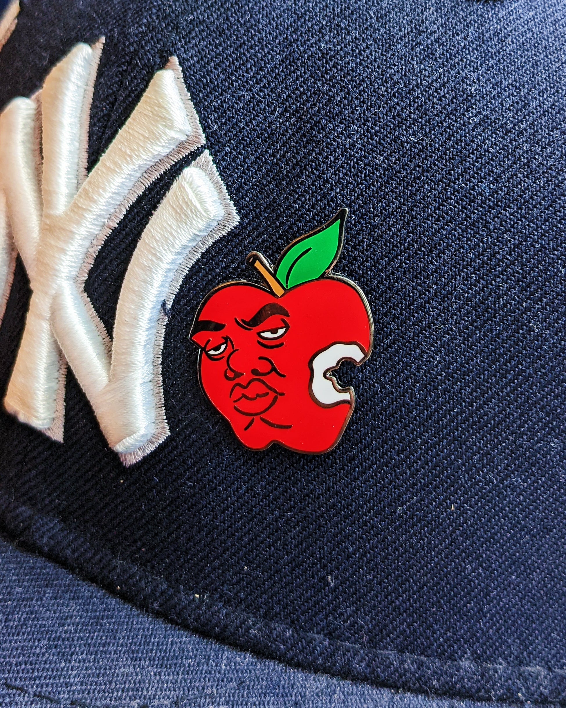 BIG Apple by Bernard Rollins Pin