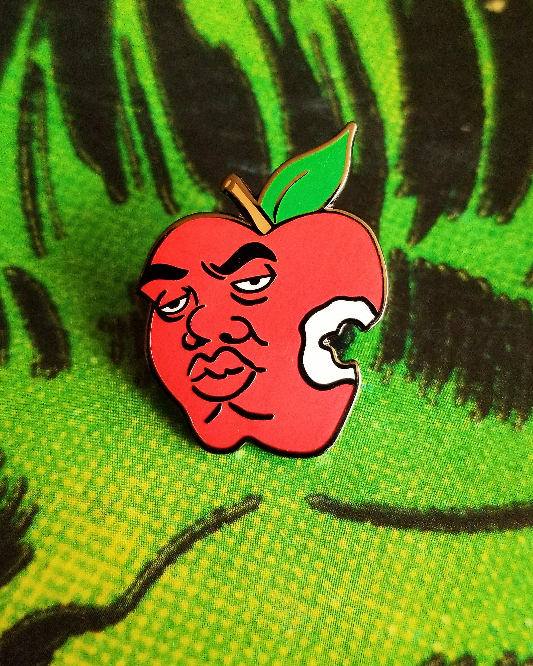BIG Apple by Bernard Rollins Pin