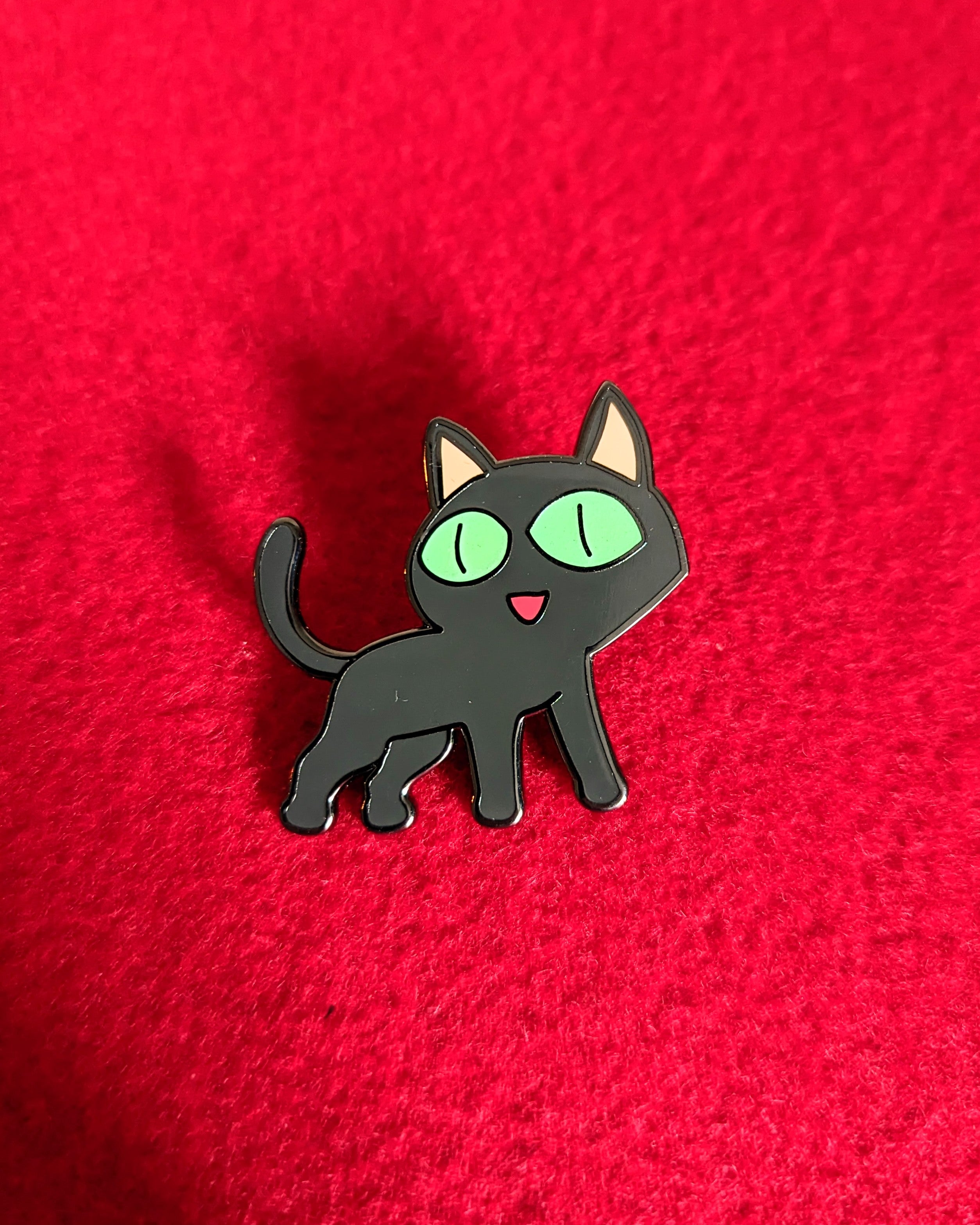 Black Cat Pin