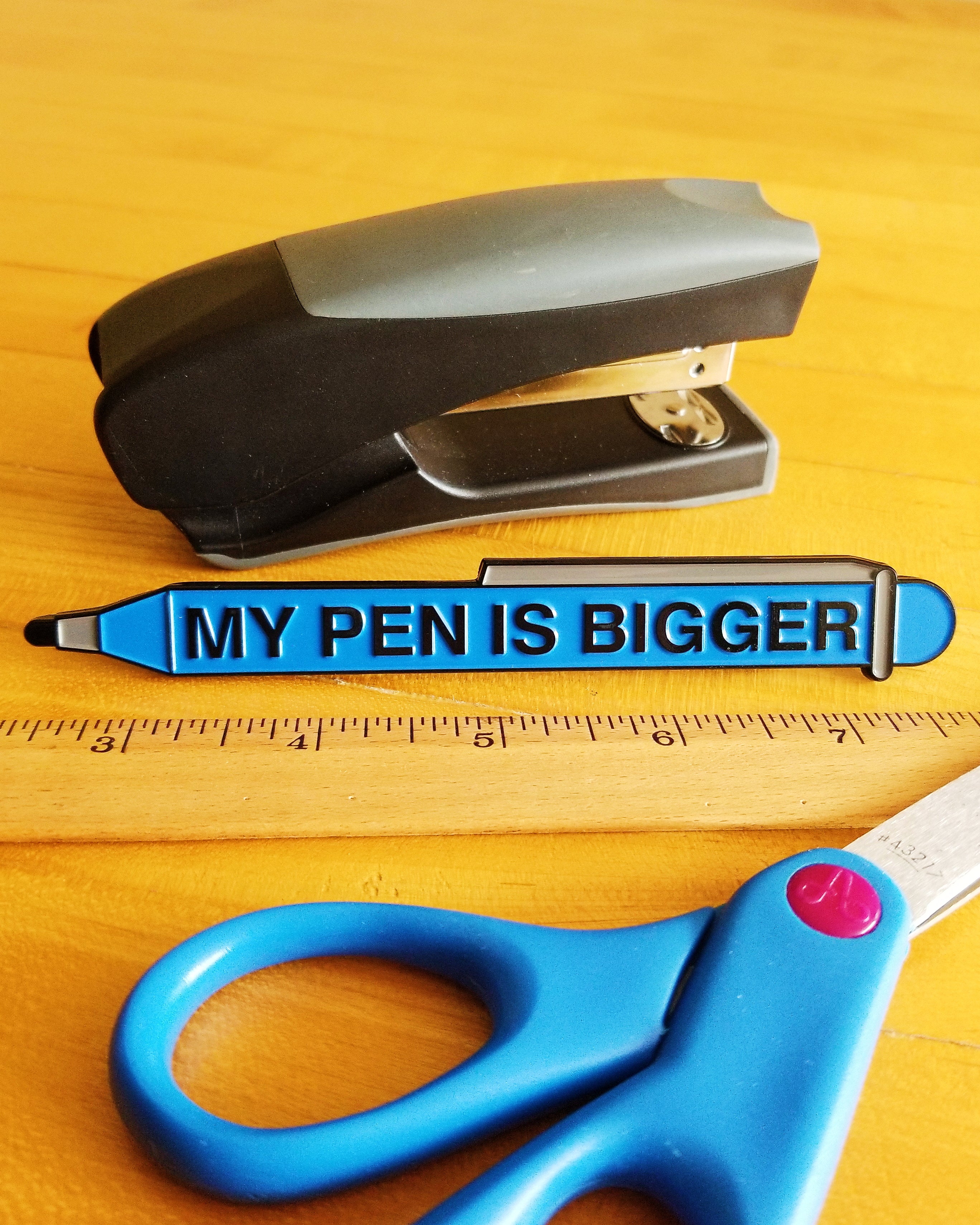 Blueball Point Pen Pin