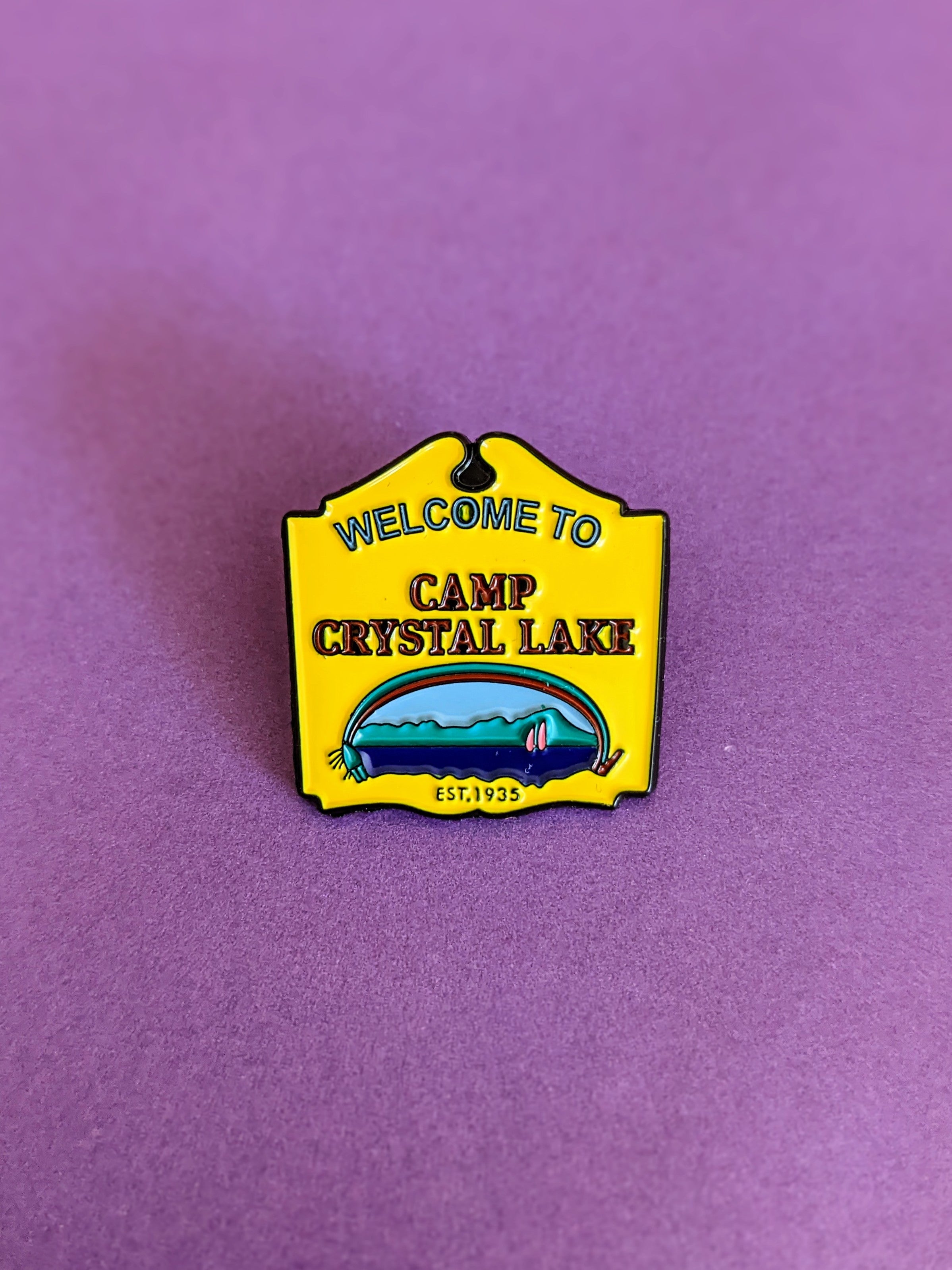 Camp Crystal Lake Pin