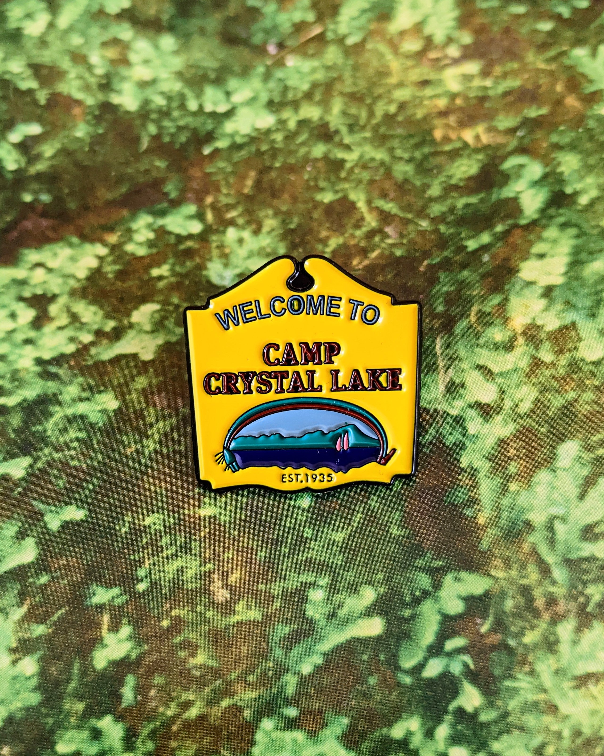 Camp Crystal Lake Pin