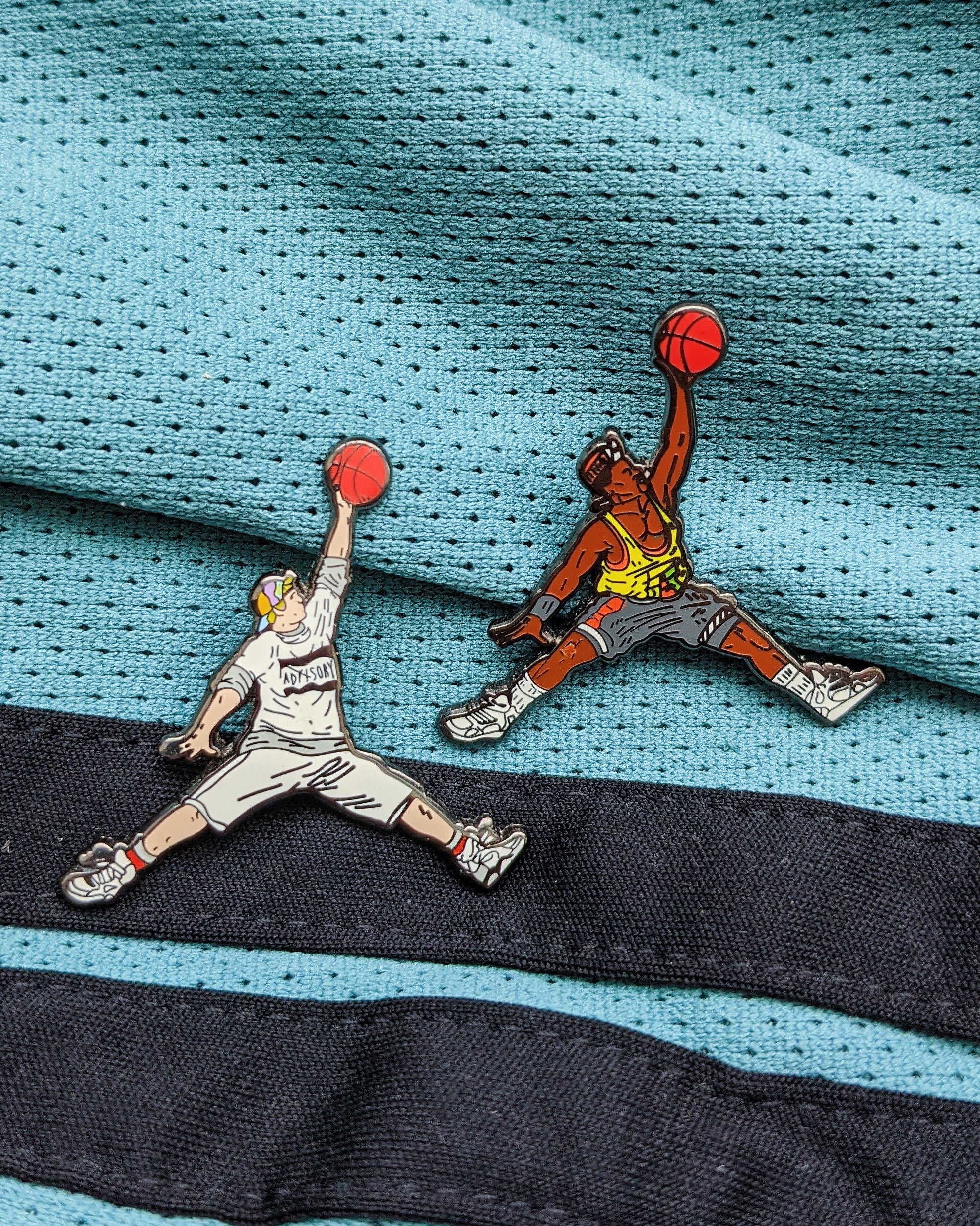 Can't Jumpmen by Bernard Rollins Pin Set