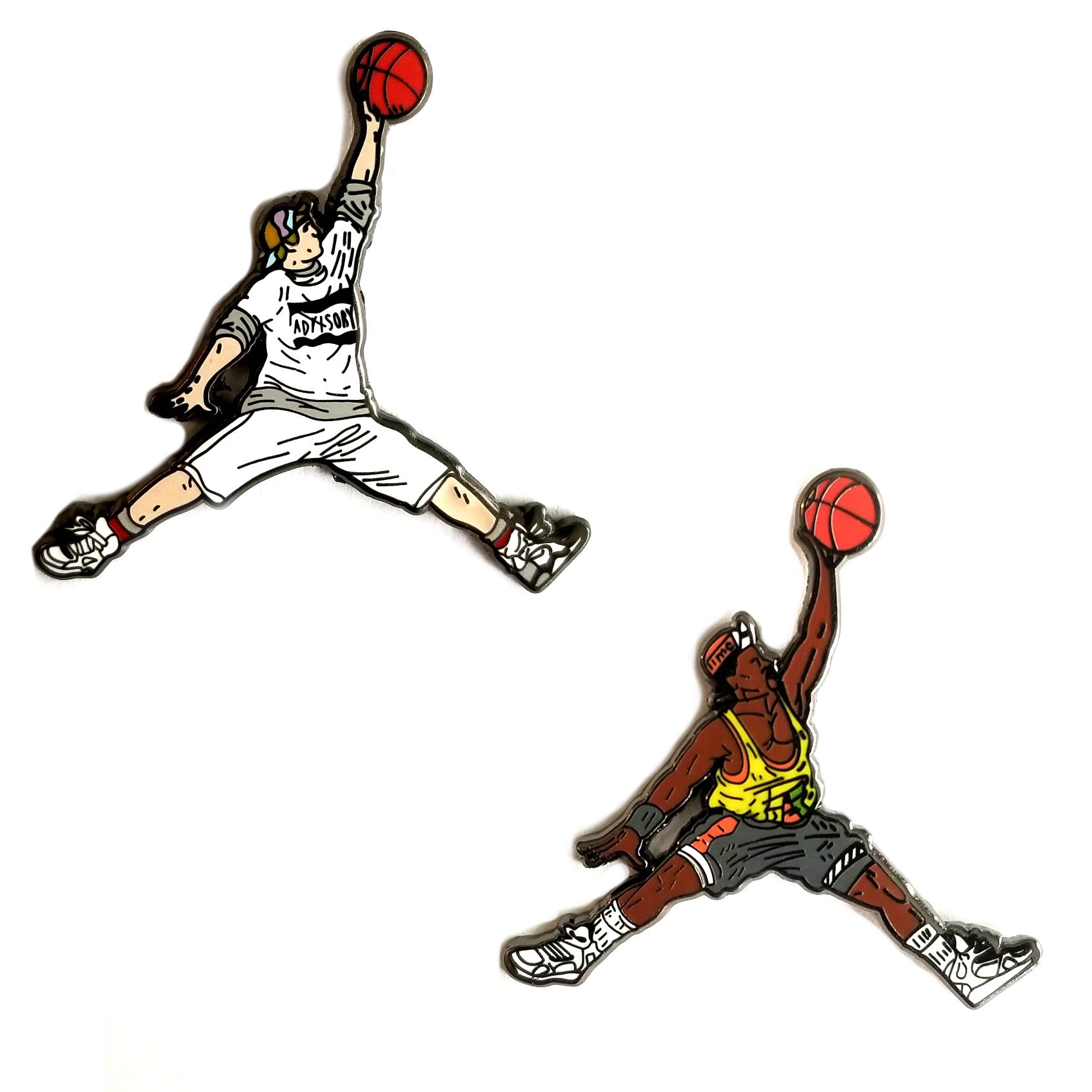 Can't Jumpmen by Bernard Rollins Pin Set