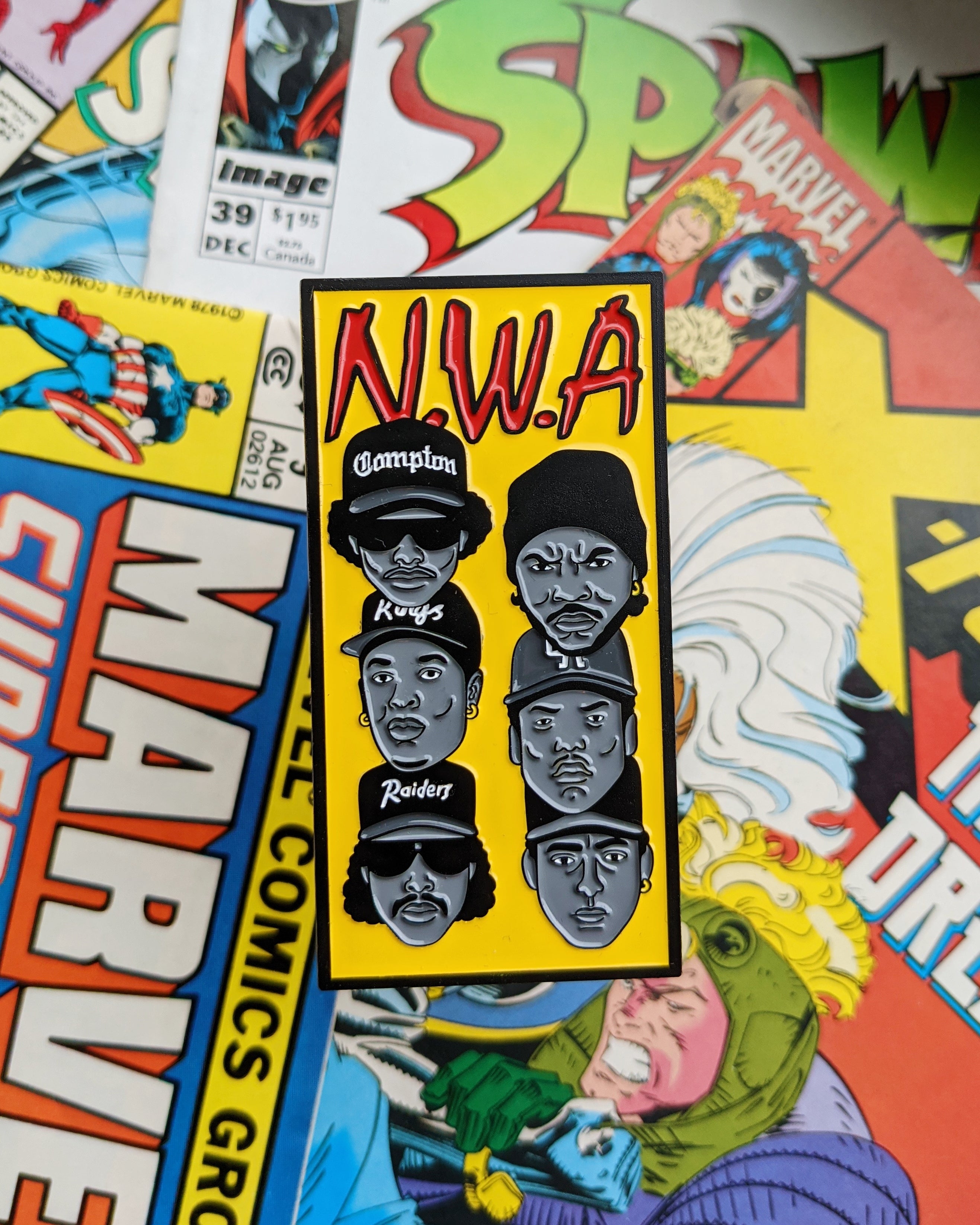 Compton Book by Dan Evans Pin