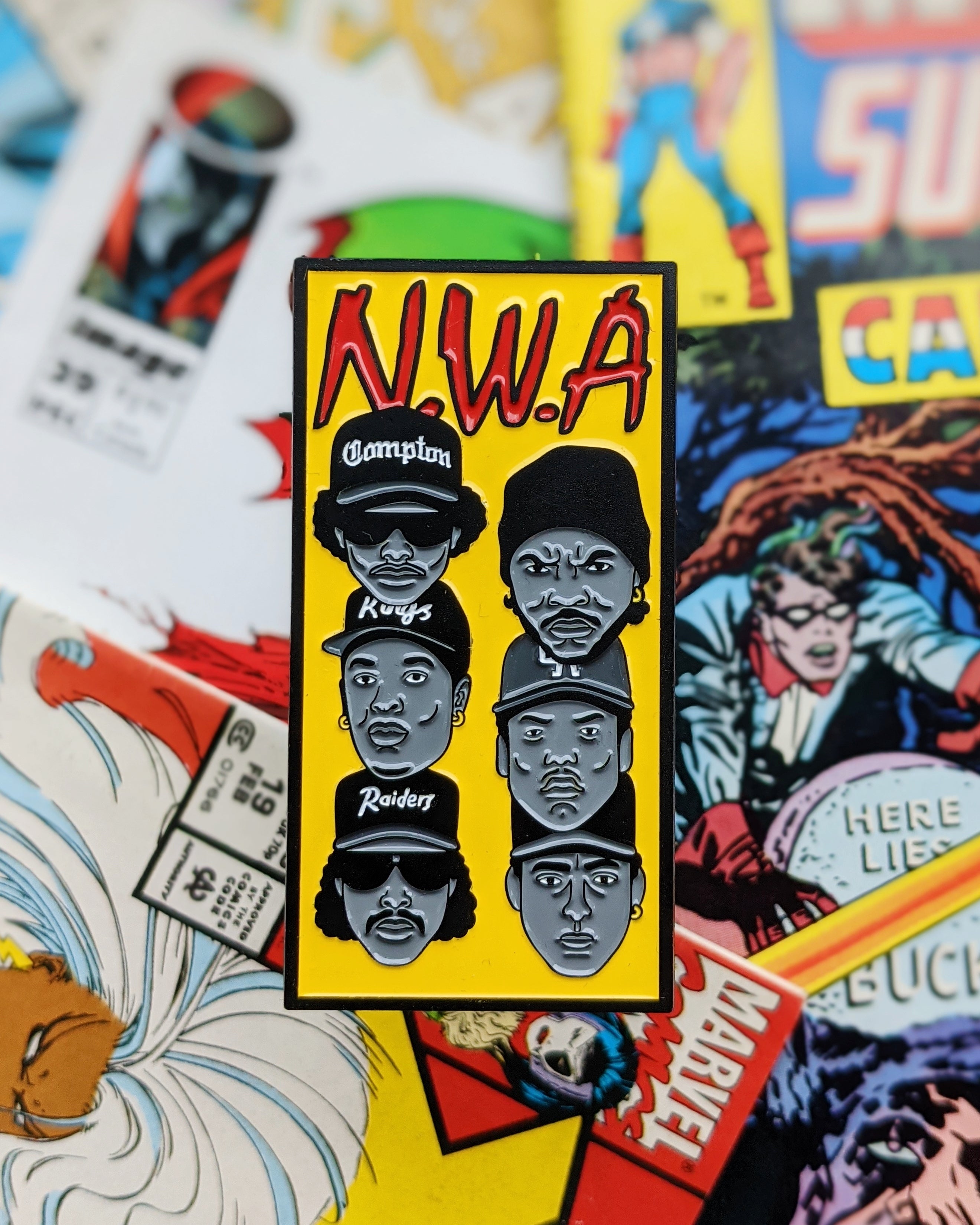 Compton Book by Dan Evans Pin