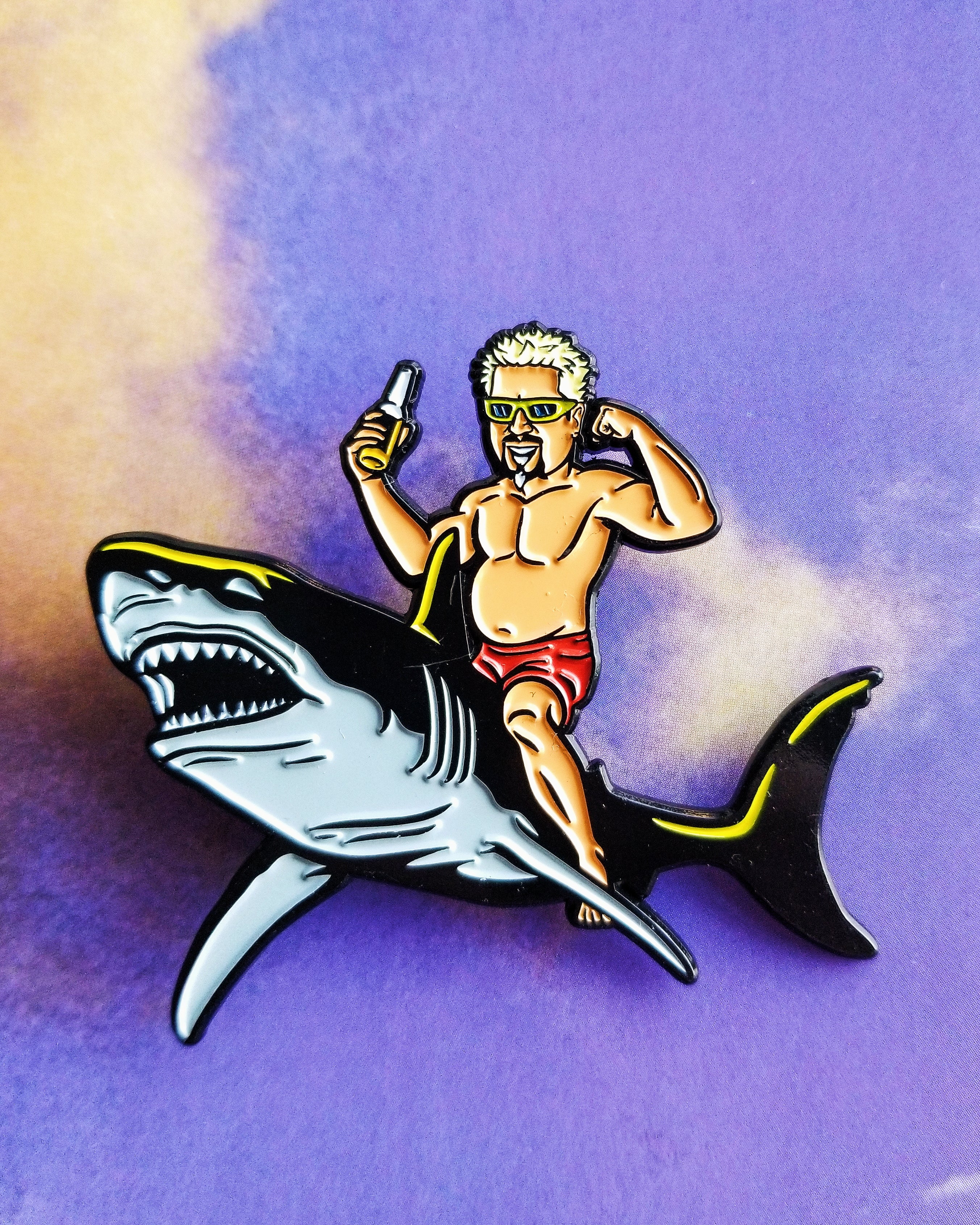 Flavor Shark by Ben Douglass Pin