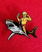 Flavor Shark by Ben Douglass Pin