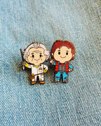 Hill Valley Travelers by Matt Kaufenberg Pin Set