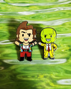 In Living Carrey by Matt Kaufenberg Pin Set