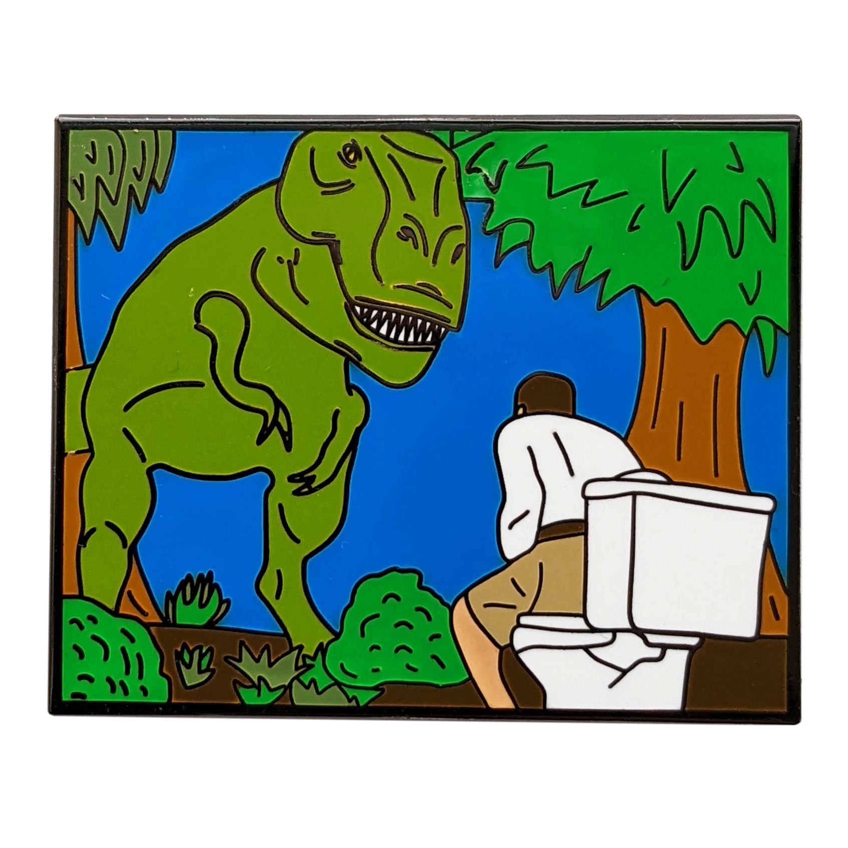 Jurassic Poop Pin