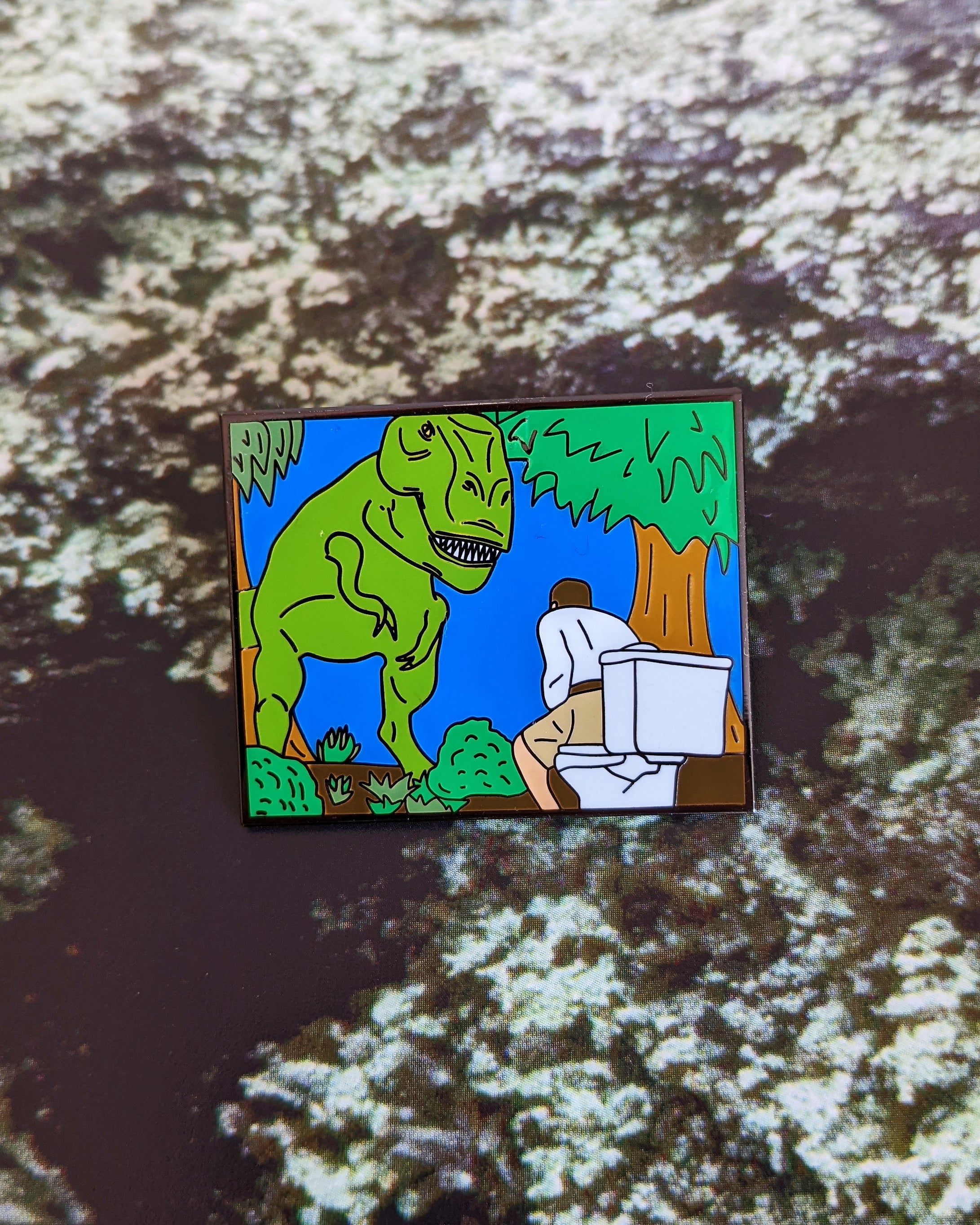 Jurassic Poop Pin
