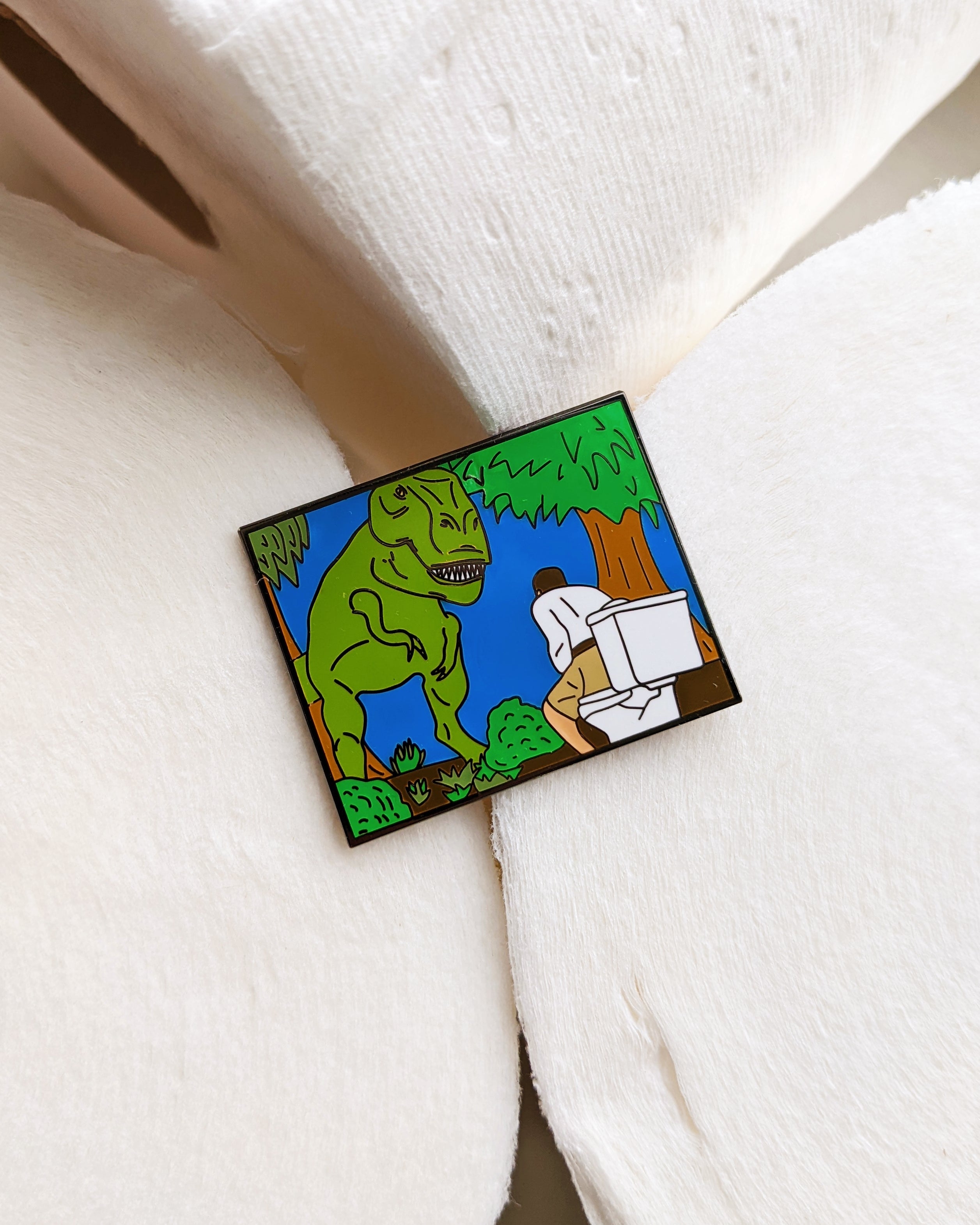 Jurassic Poop Pin