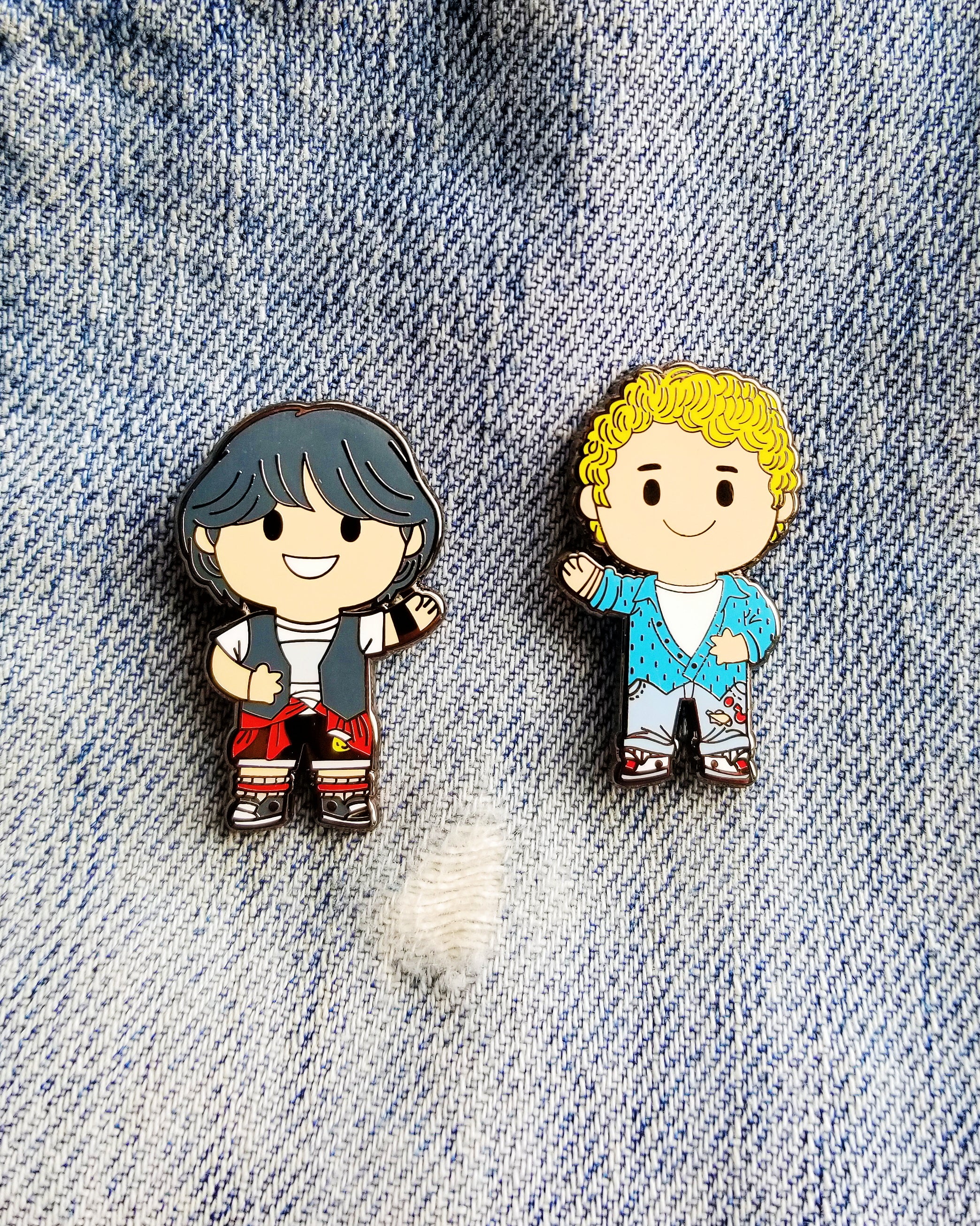 Most Excellent Duo by Matt Kaufenberg Pin Set