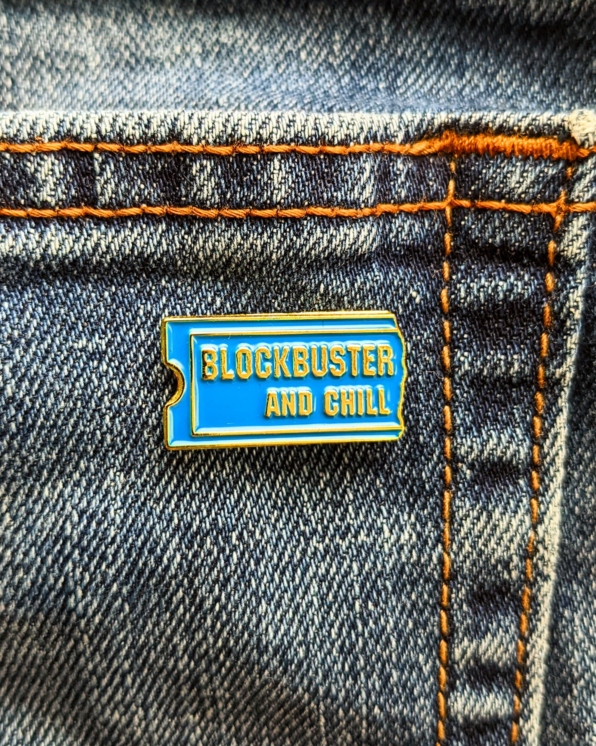 Blockbuster and Chill Pin
