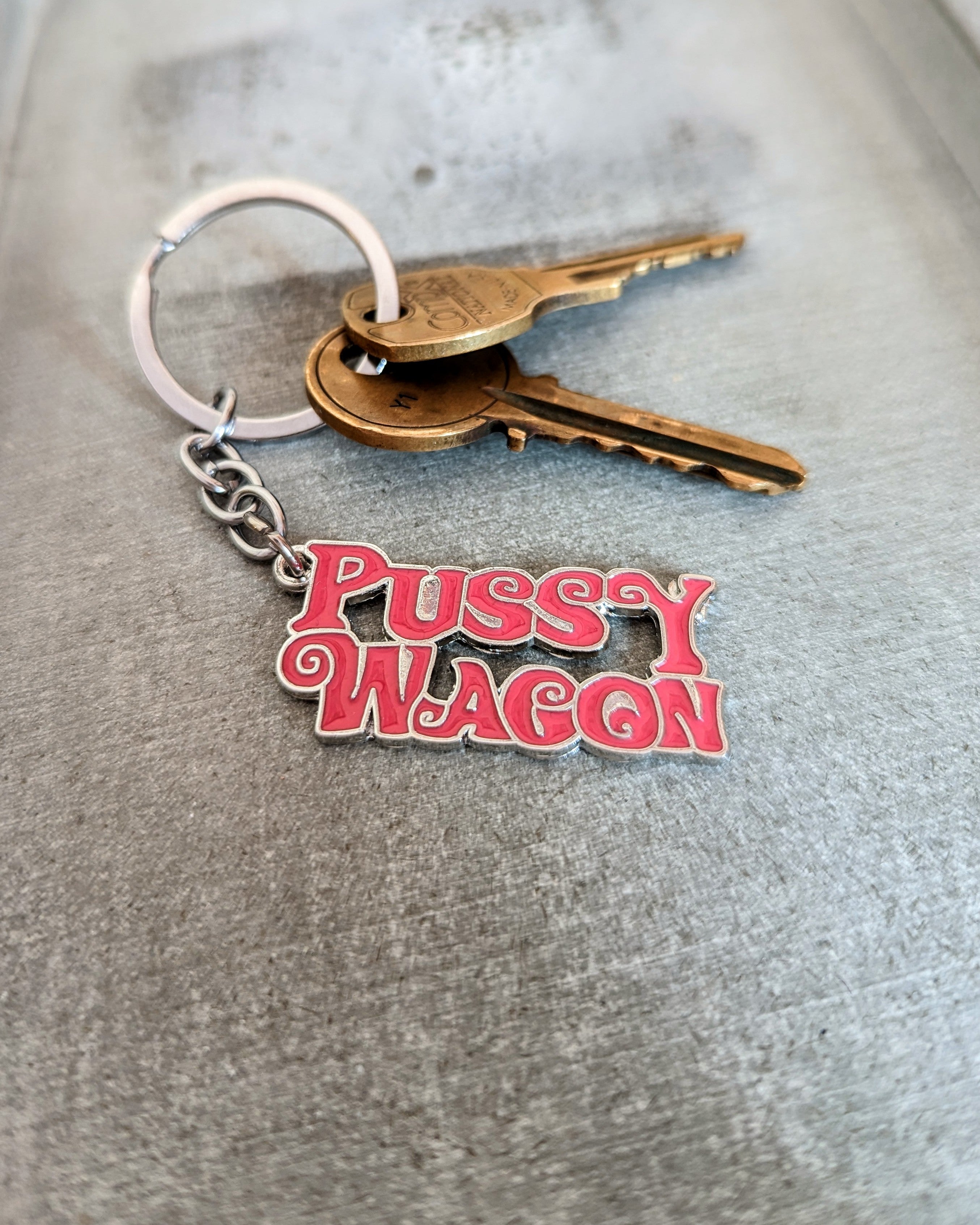Pussy Wagon Keychain