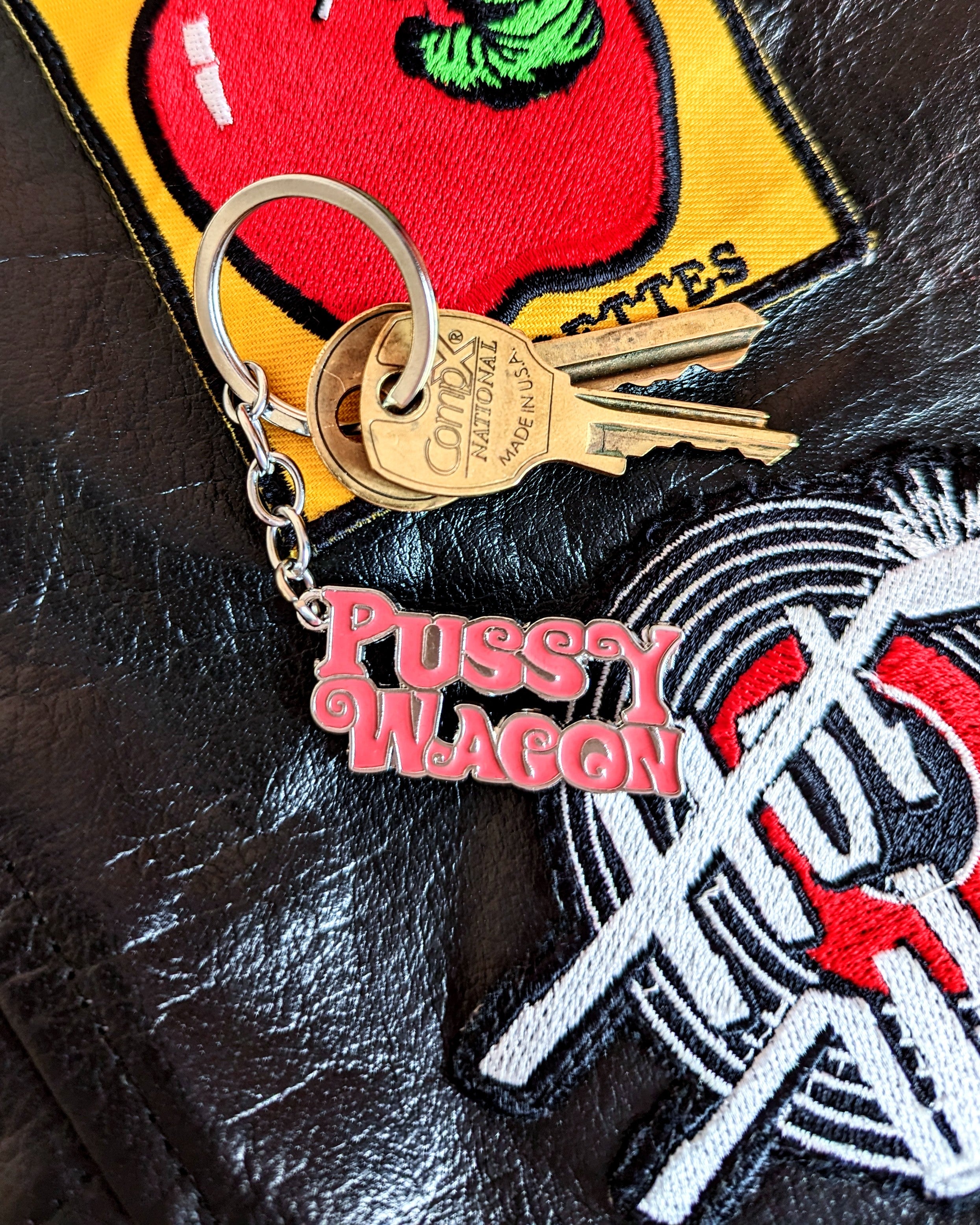 Pussy Wagon Keychain