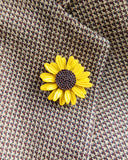 Sunflower Brooch