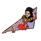 The Flashy Girl From Flushing Pin