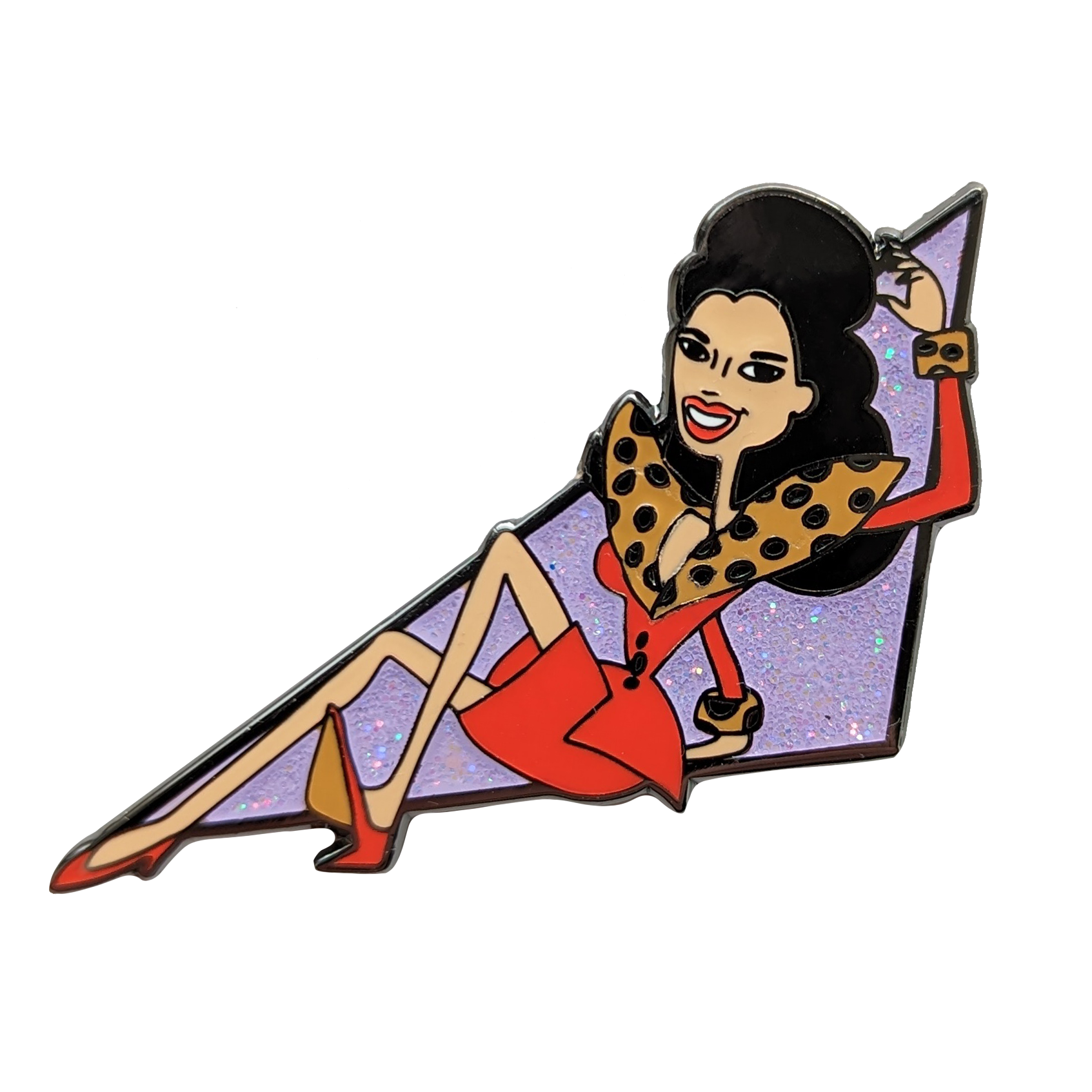 The Flashy Girl From Flushing Pin