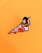 The Flashy Girl From Flushing Pin