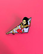 The Flashy Girl From Flushing Pin